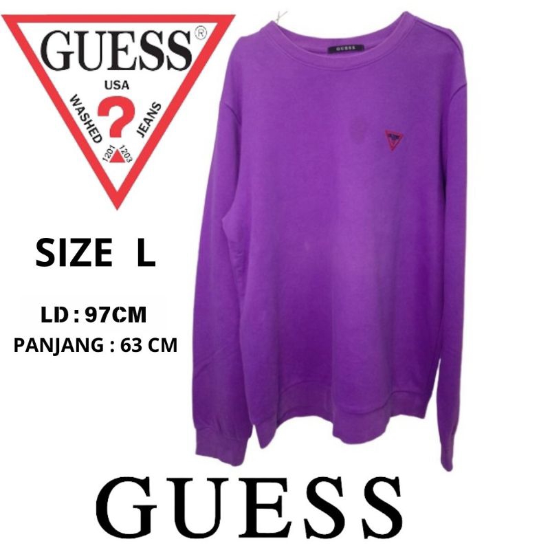 CREWNECK BRAND GUESS (SECOND)