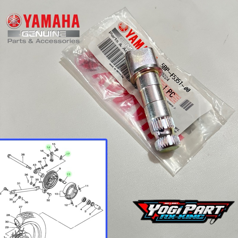 AS PAHA REM BLAKANG BELAKANG RXKING RX KING SCORPIO ORIGINAL