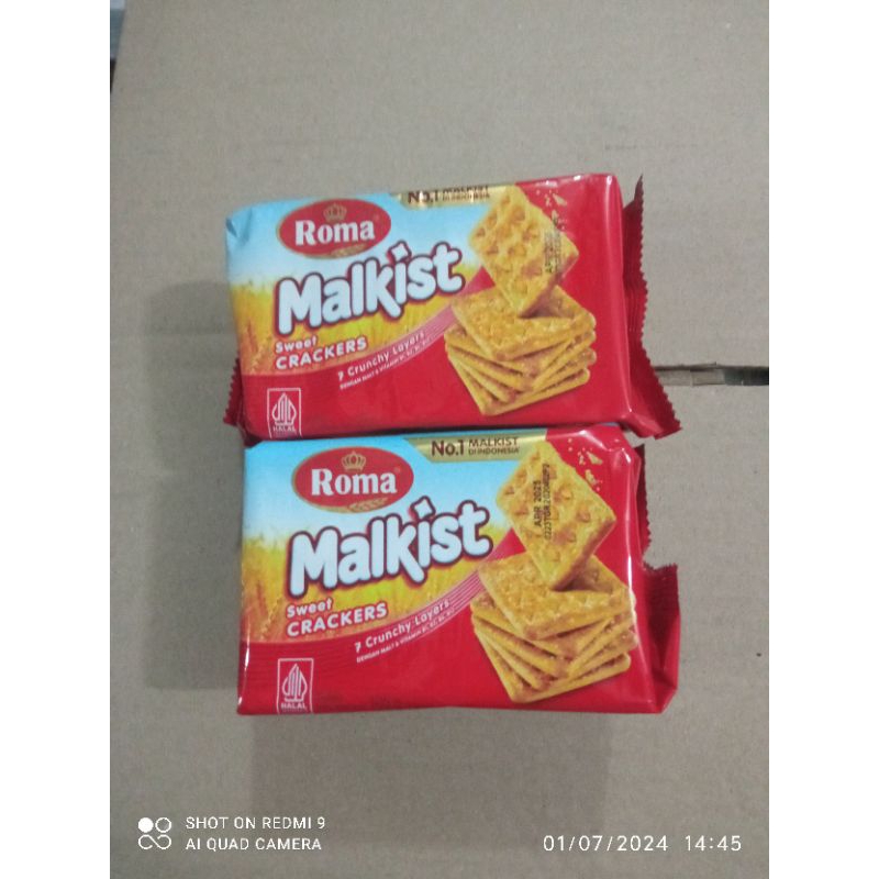 

Biskuit Roma Malkist Crackers Merah 109 gr