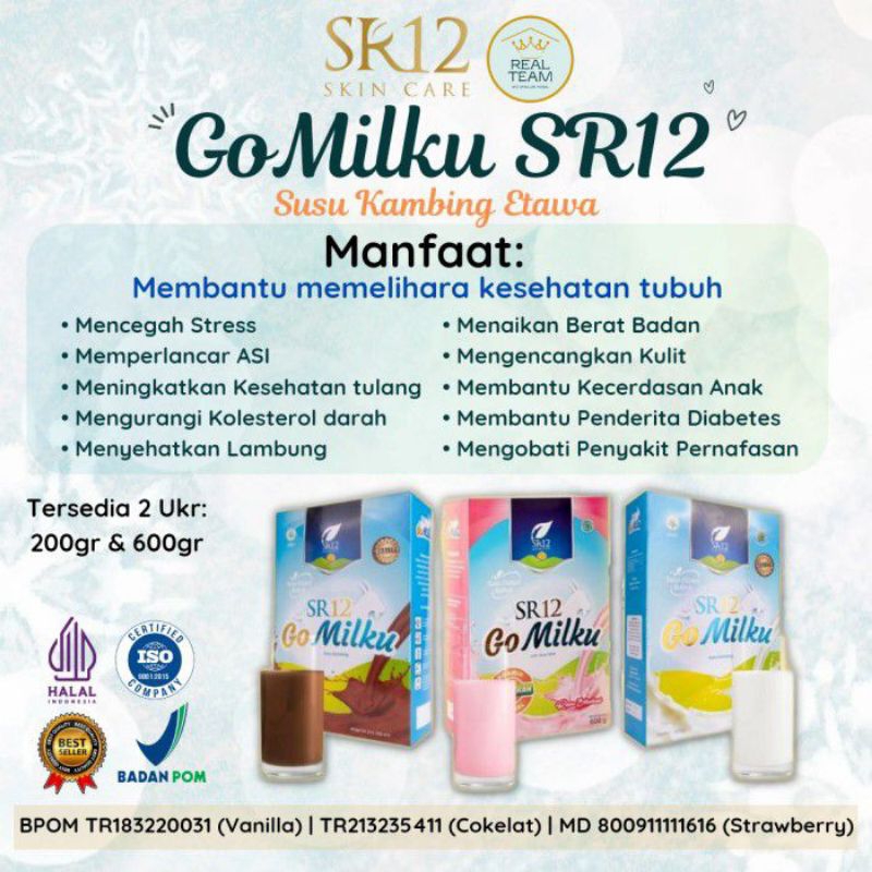 

Susu kambing etawa GoMilku SR12