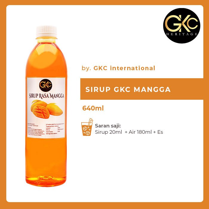 

GKC Heritage - Minuman Sirup Mangga/ Mango Syrup HALAL 640 ml