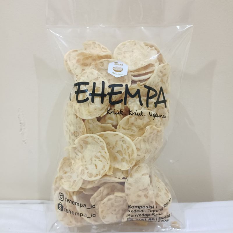 

TEHEMPA - KRIPIK SAGU TEMPE KRIUK RASA ORIGINAL 1 KG MAKNYOS