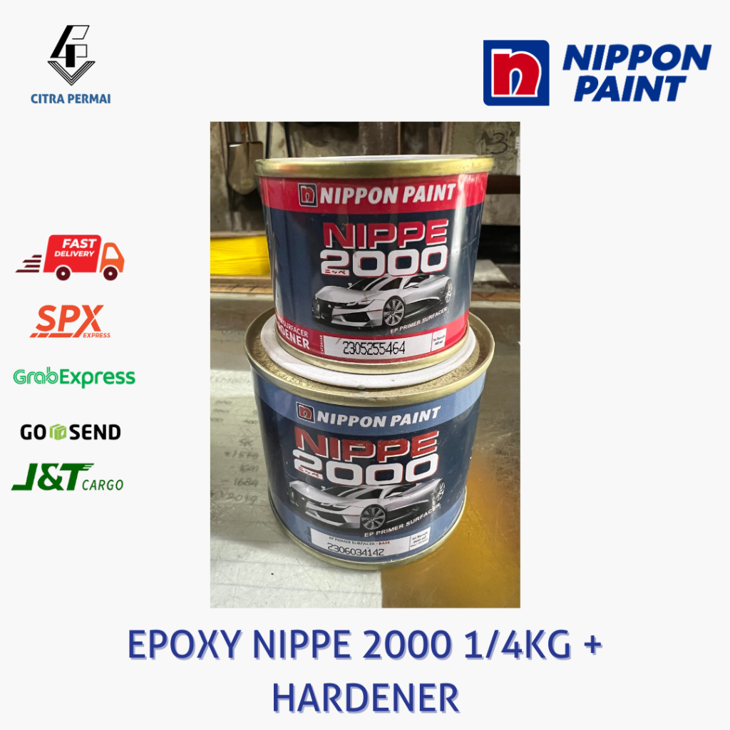 EPOXY NIPPE 2000 NIPPON PAINT 1/4KG + HARDENER