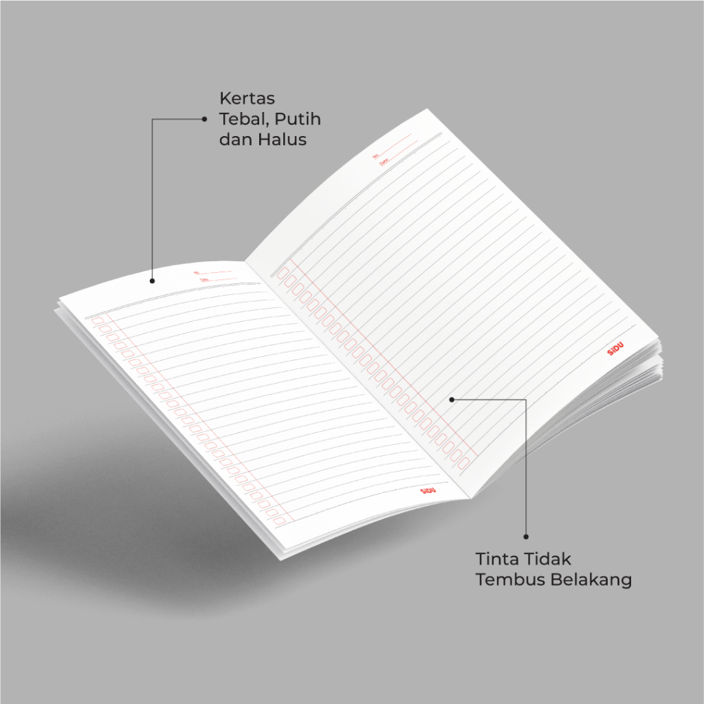 

H7Y [BMS Tangerang] SiDU Buku Tulis 38 Lembar Kertas 60 GSM