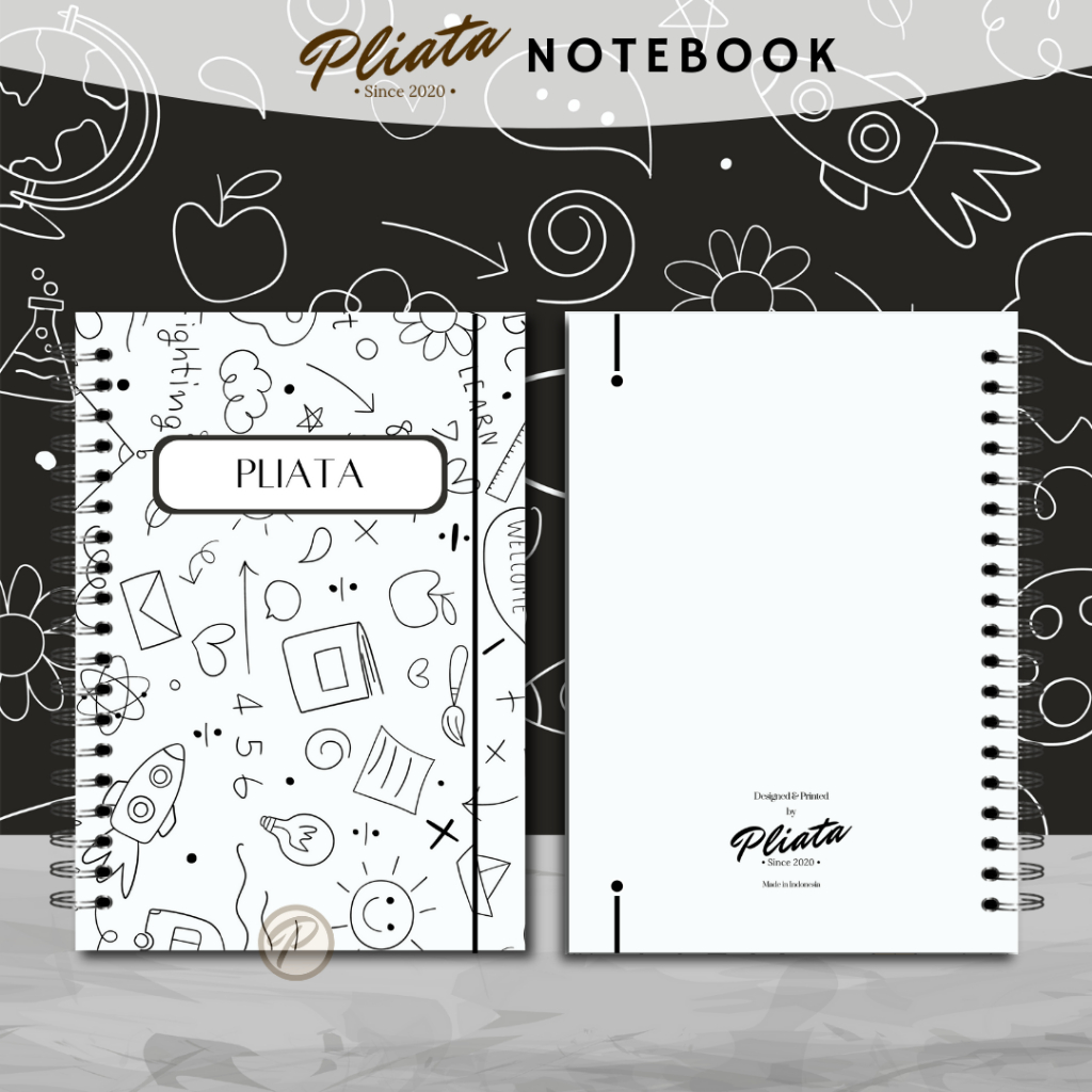 

PLIATA NOTEBOOK SPIRAL - (PN117) SCHOOL 2 - Softcover Doft Aesthetic Book Buku Tulis