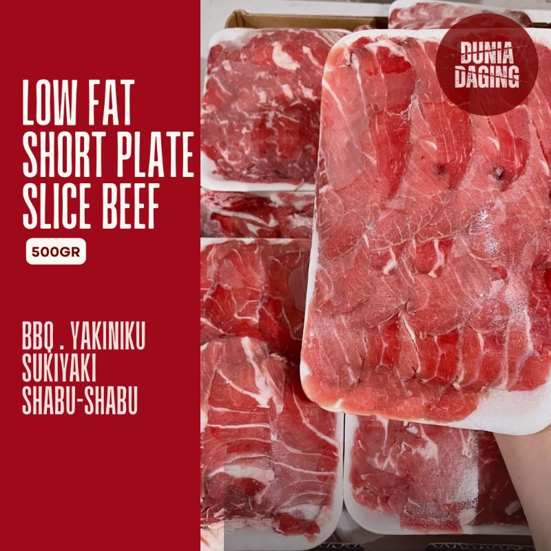 

Slice Low Fat Beef 500gr - Daging sapi iris rendah lemal