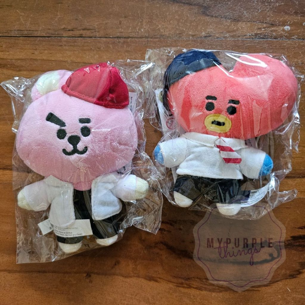 [READY] BT21 AFTERSCHOOL UNIFORM PLUSH BAG CHARM