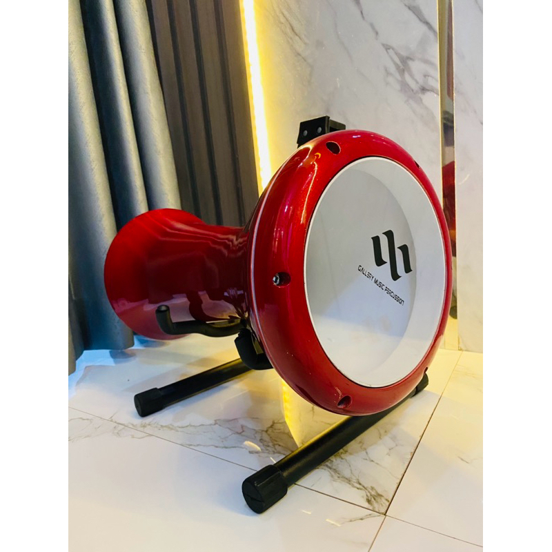 Darbuka merah candy ukuran 8 inch full set free kunci L