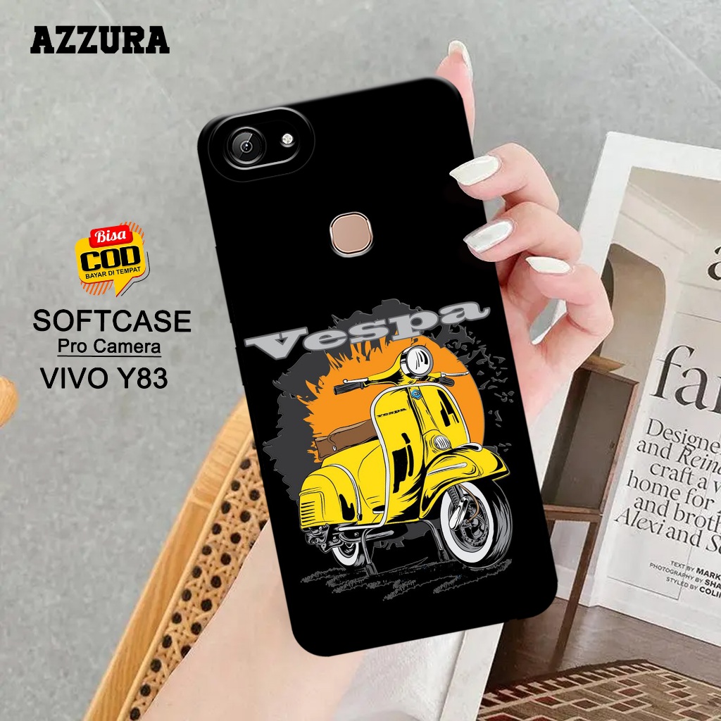 AZZURA - Softcase Vivo Y83 Terbaru - Vespa Case - Case Vivo Y83 Terbaru - Casing Hp Vivo Y83 Terbaru
