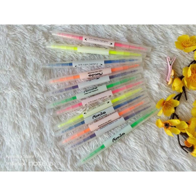 

Aimilo Stabilo Pastel Highlighter 2 Sisi