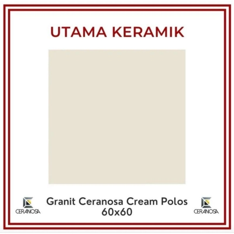 Granit Ceranosa Cream Polos Glossy 60x60 - KW 1