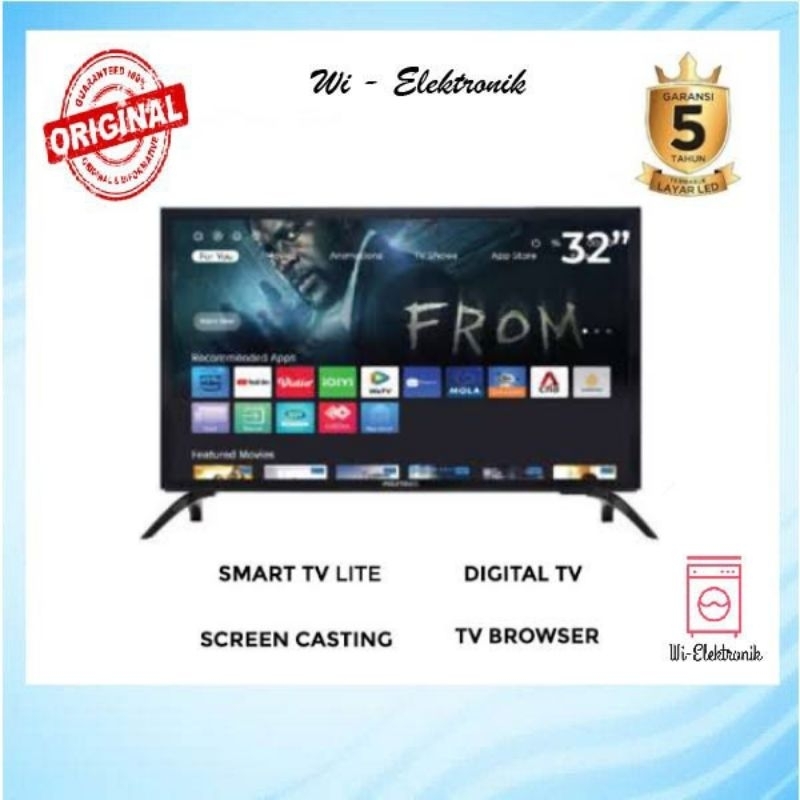 LED TV 32 inch Polytron PLD 32CV1869 SMART TV SMART LED TV Polytron PLD 32CV1869 LED TV Polytron 32i