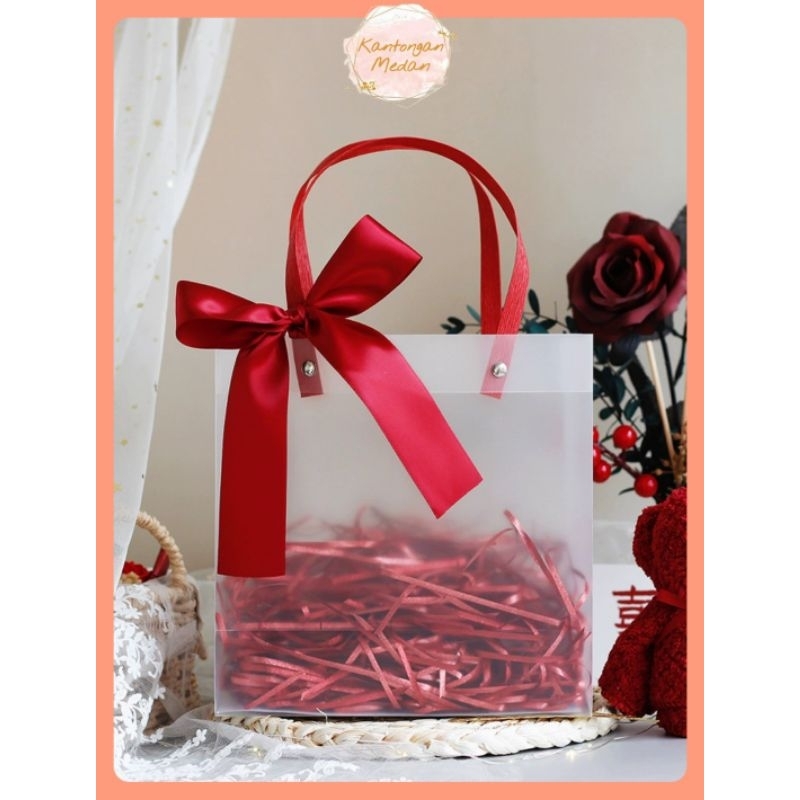 

Tas Mika Doff polos Tali Merah untuk Goodie Bag Hampers Souvenir (MIN ORDER 3PCS)