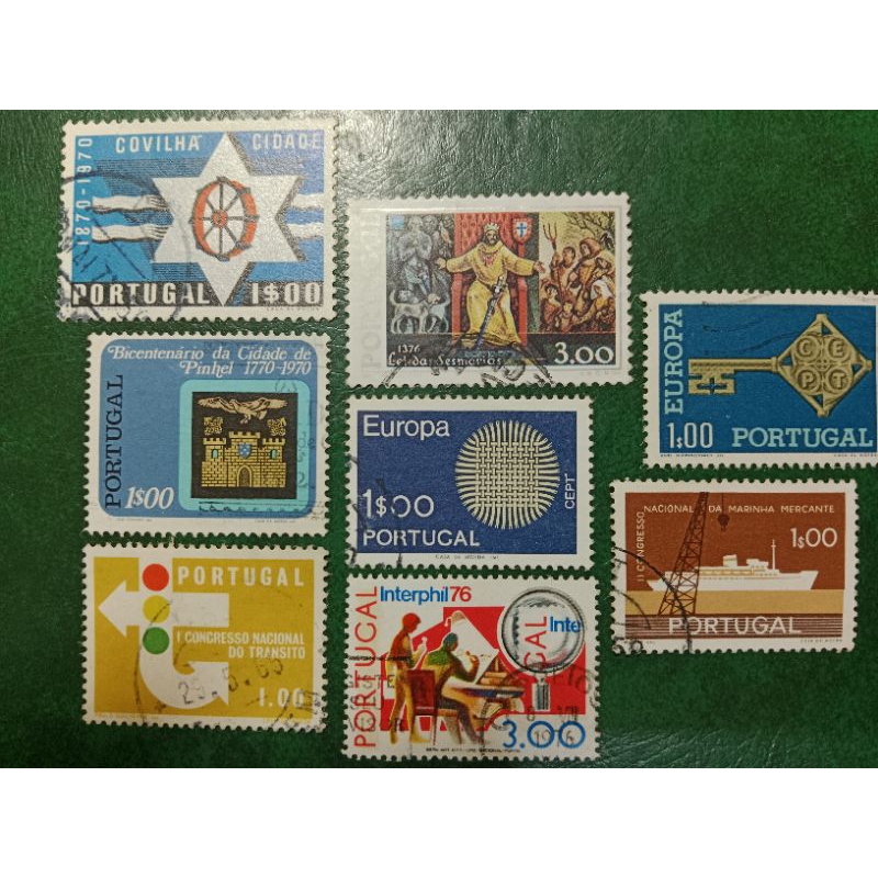 

Prangko Portugal 8 Pcs Used campur