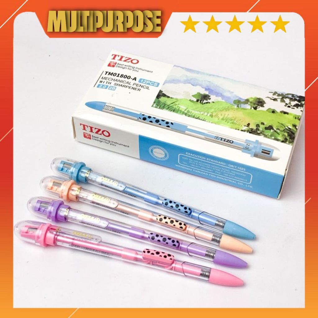 

PENSIL MEKANIK PROTECT FORESTS TIZO 2.0 MM / PENSIL TULIS