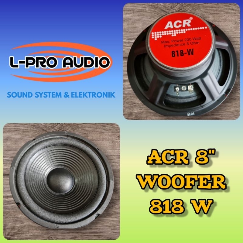 Speaker ACR 8in 818W 8 Inch