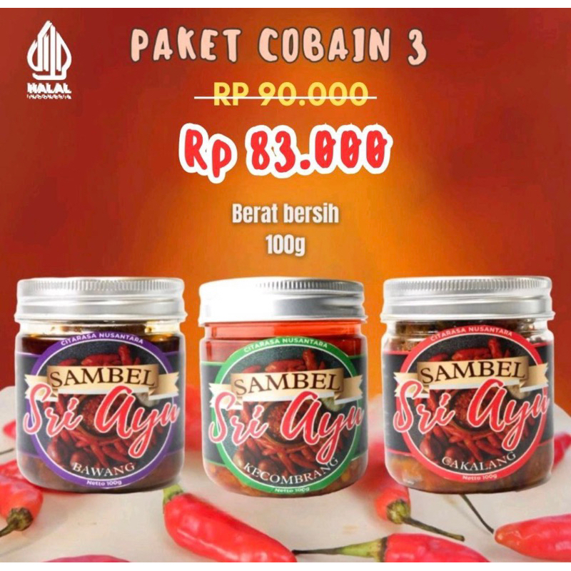 

paket cobain 3 | 100g
