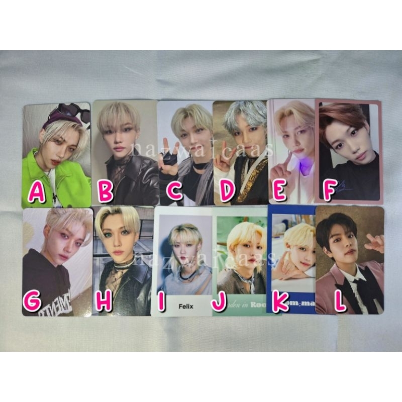 PHOTOCARD PC FELIX SEUNGMIN STRAYKIDS SKZ ODDINARY NOEASY NACIFIC R3