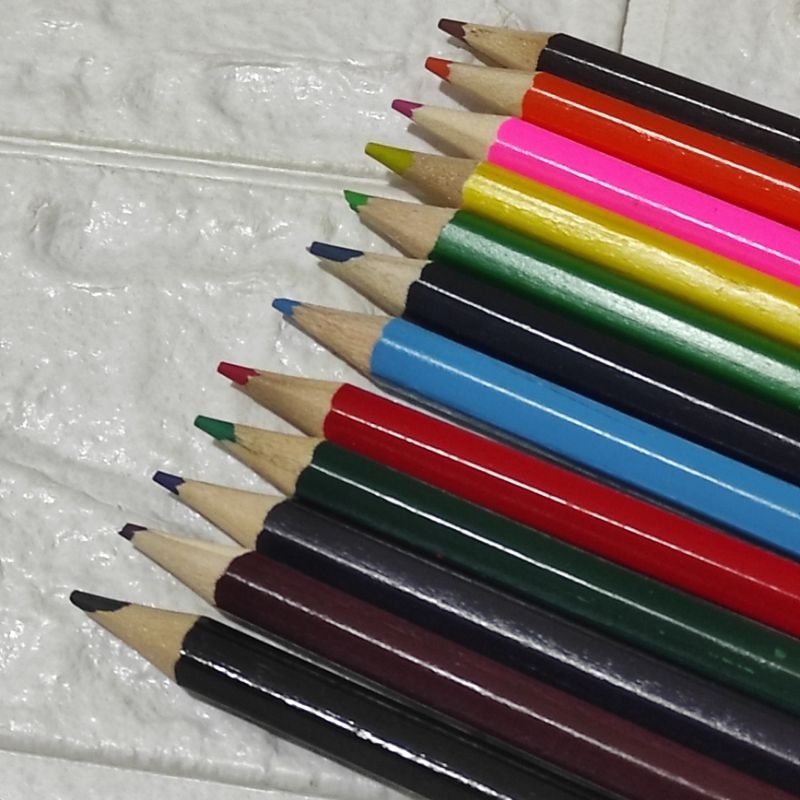 

Pensil Warna 12 Warna Panjang - Pensil 12 warna - Color Pencil 12 Color