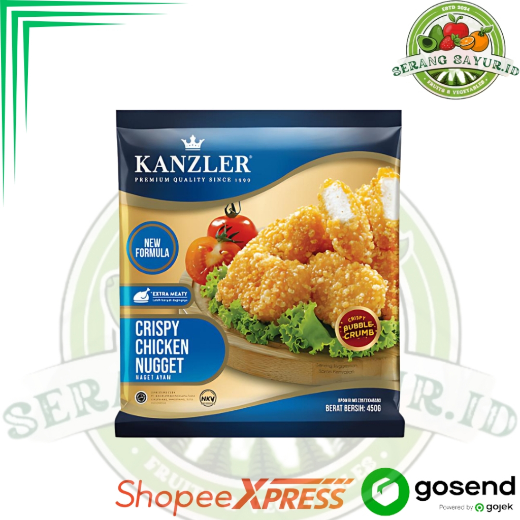 

KANZLER CRISPY CHICKEN NUGGET 450 GR