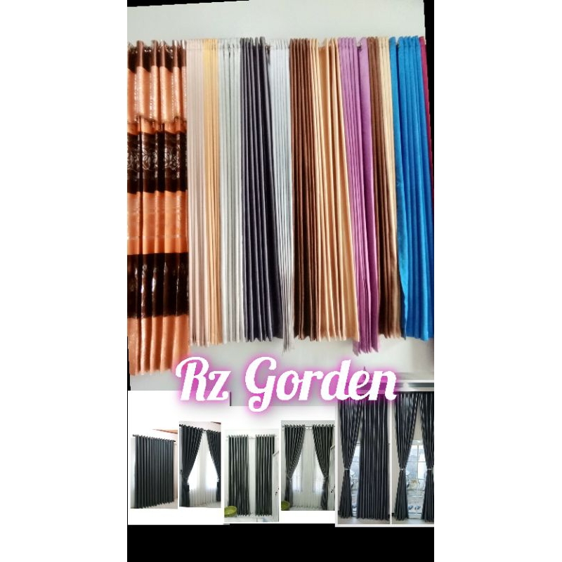gorden smokring mewah bahan kain tebal