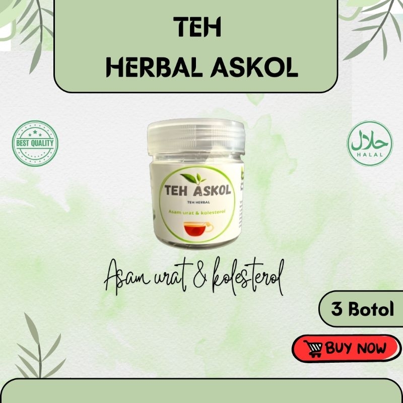 

Obat asam urat ampuh | Teh Askol |Mengatasi Penyakit Asam Urat Dan Kolesterol Pasti Sembuh Teh Askol Original