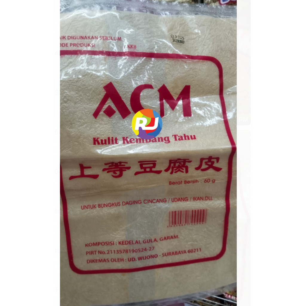 

ACM Kulit Kembang Tahu Untuk Bungkus Daging 60gr