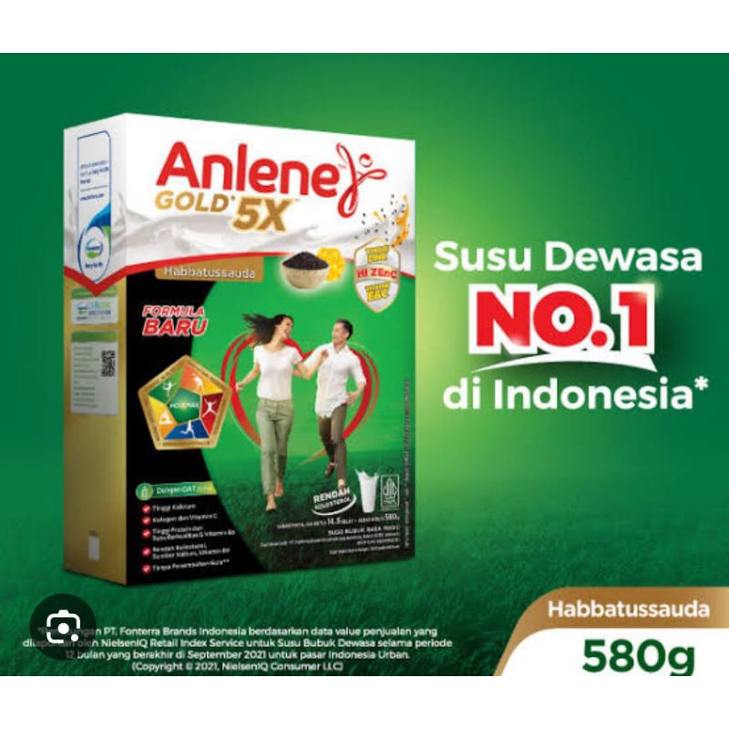 

ANLENE HABATUSSAUDA 580Gr. Susu nutrisi tinggi.SusuLansia.SusuTulang.Susutingginutrisi