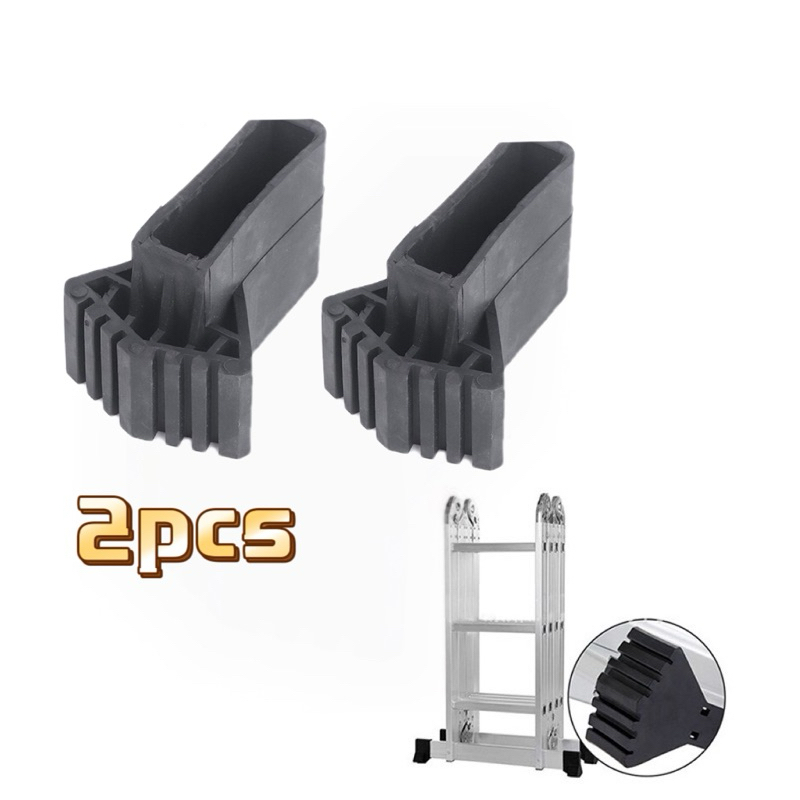 2PCS Karet Kaki Tangga Teleskopik double/Karet Kaki Tangga Lipat Anti Slip Karet Kaki Tangga Univers