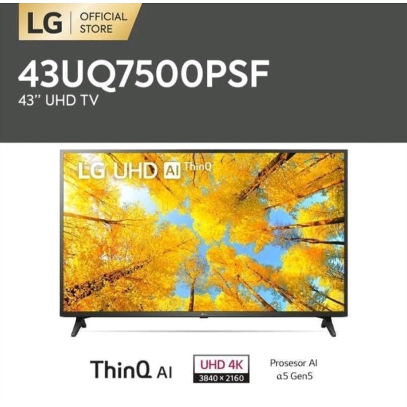 SMART TV LG 43UQ75 / 43UQ7500PSF UHD 43"