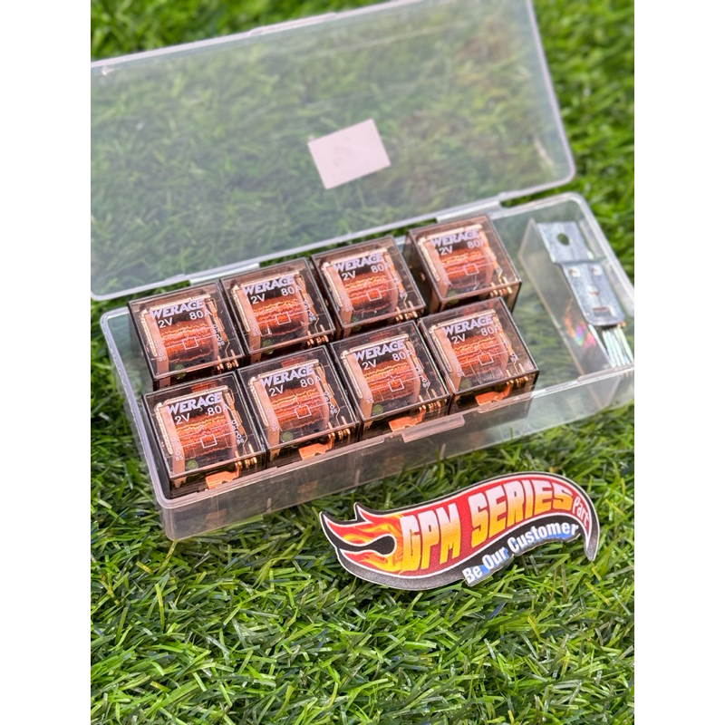 RELAY 12V 30A KAKI 4 - RELAY KLAKSON & LAMPU RELAY TRANSPARAN 12V 30A KAKI 4 + SOCKET RELAY CERAMIC 