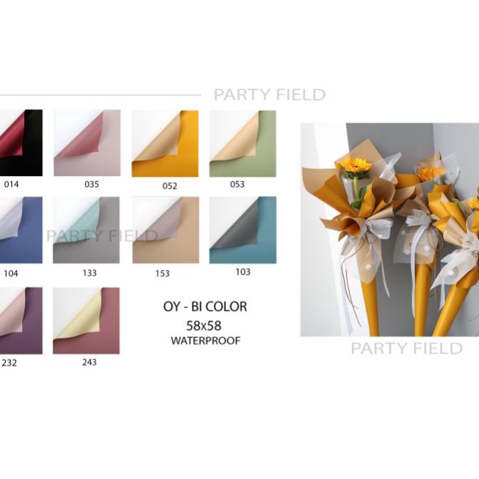 

Gila 1PAK2PCS OY2 kertas bunga flower wrapping paper HIGH QUALITY
