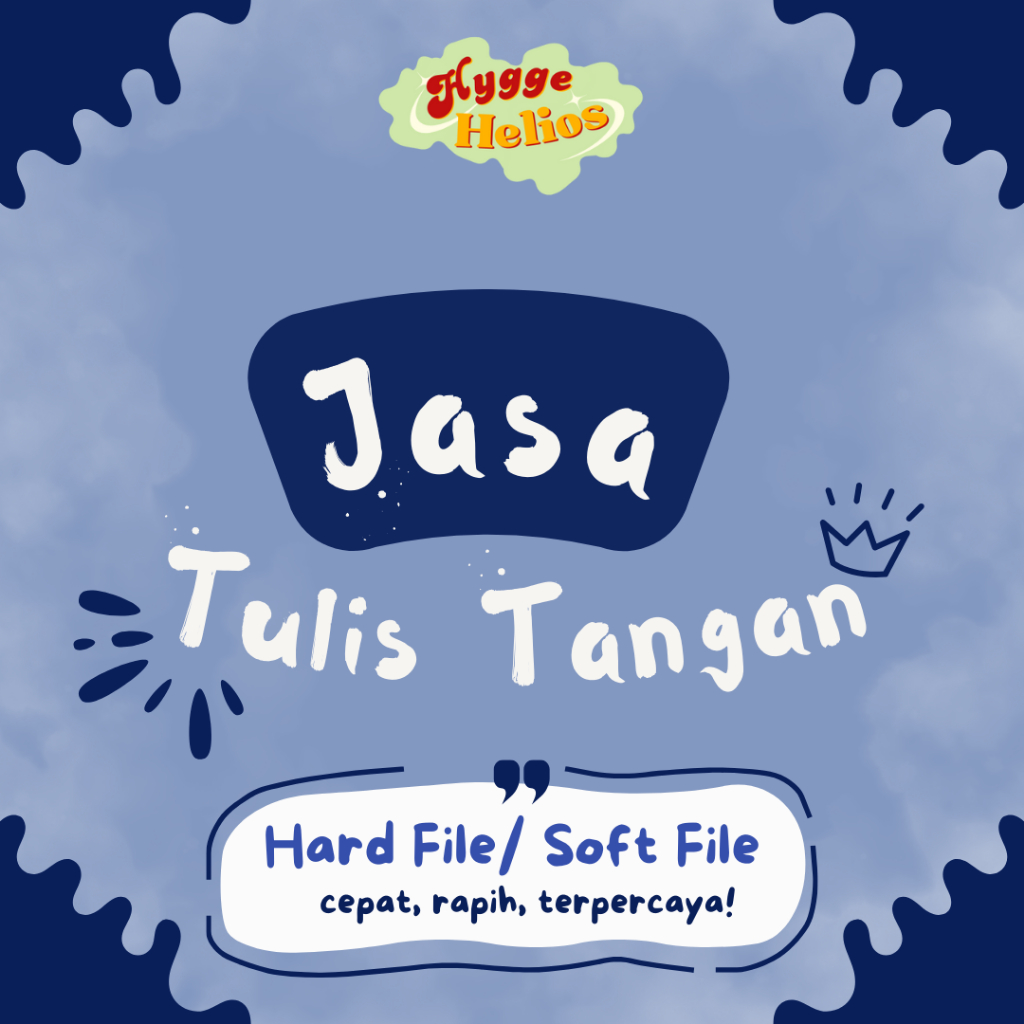 

Jasa Tulis Tangan | Bisa Dikirim ke Customer/ Tanpa Dikirim | hygge.helios