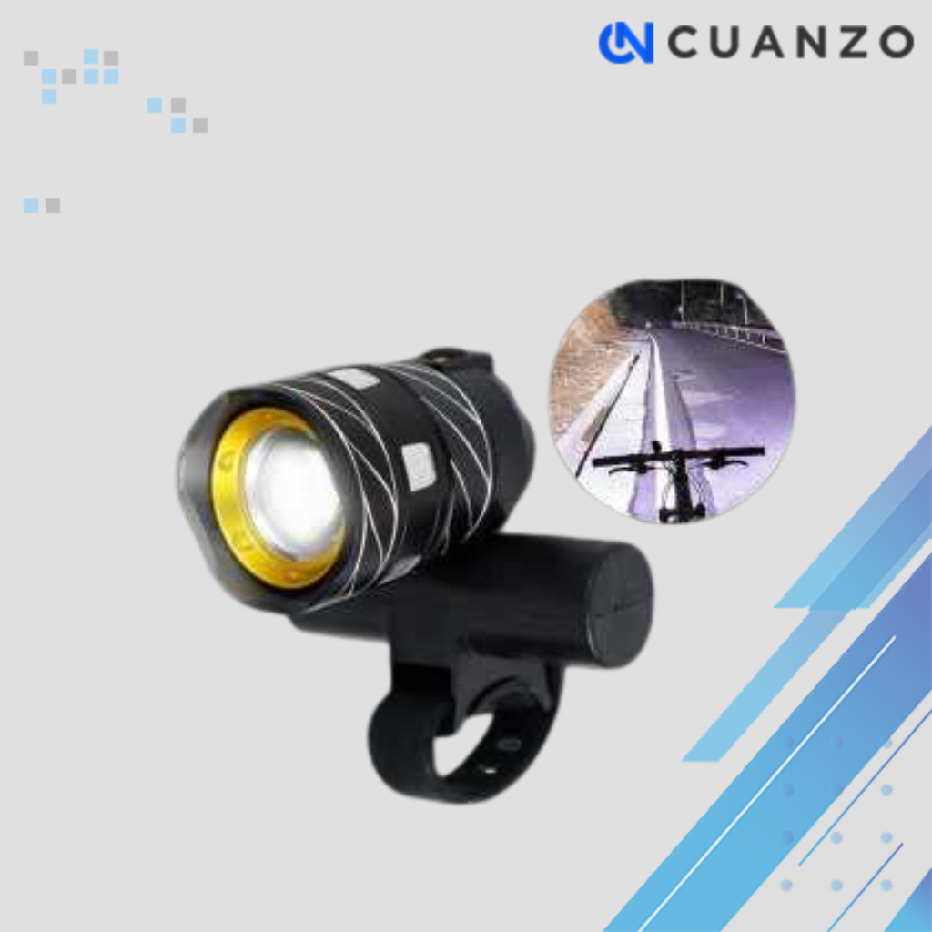 Lampu Depan Sepeda Rechargeable LED CREE XML-T6 Waterproof / Lampu Sepeda Depan Belakang Healight 3 