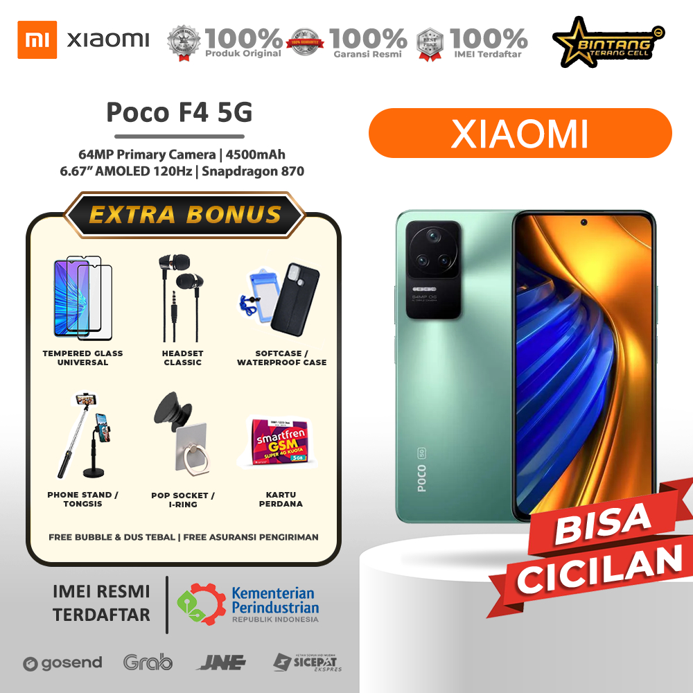 Xiaomi Poco F4 RAM 12/256Gb - 8/256Gb - 8/128Gb- 6/128GB pocophone poco f4 Garansi Resmi
