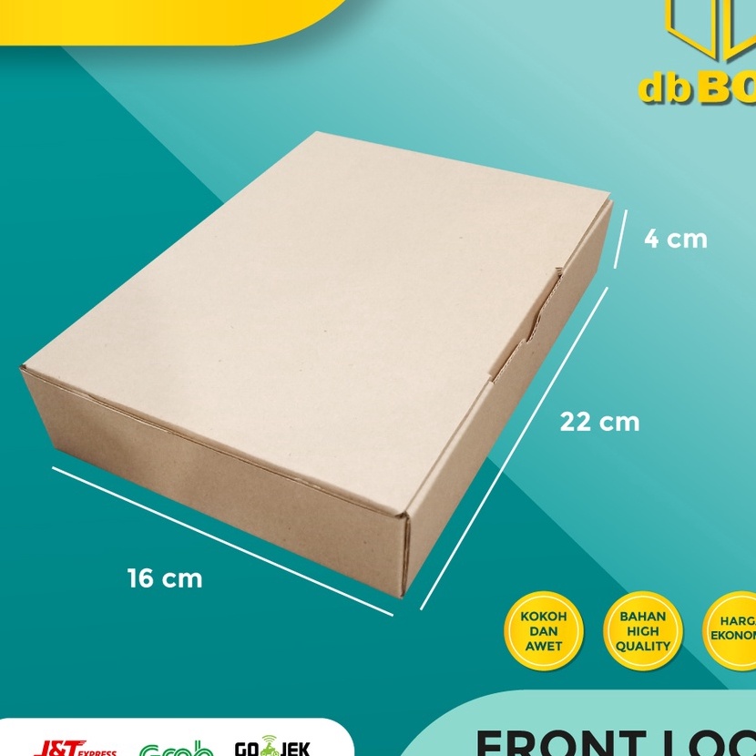 

KP8 1pcs Kardus 22x16x4 cmDie Cut kotak aksesorisdll model box pizza