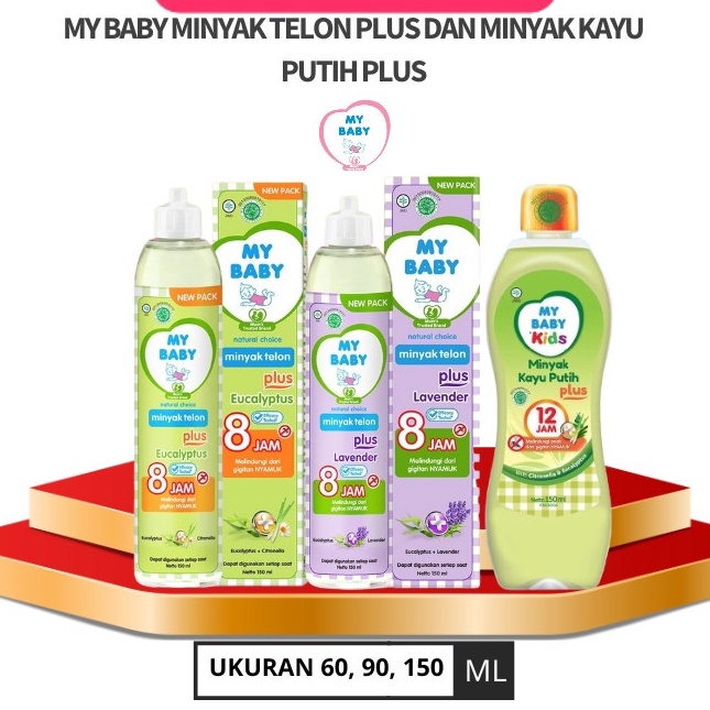 

KI3 My Baby Minyak Telon Plus Miinyak Kayu Putih Plus original lavender 6 9 15 ML