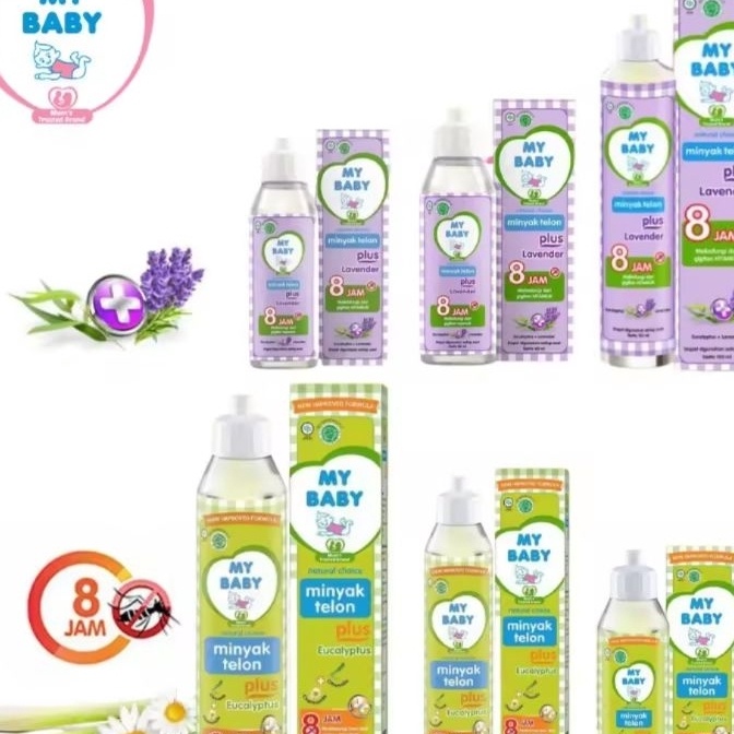 

HJ6 MY BABY Minyak Telon Plus Eucalyptus Lavender 6ml 9ml 15ml
