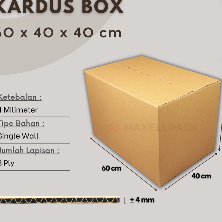 

Kilat Kardus Karton Box Besar 6x4x4 CM Dus Packing Packaging Pindahan Jumbo Polos