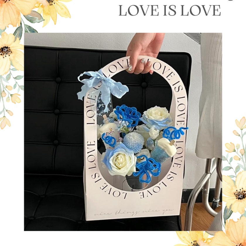 

Unggul Flower Bag Flower Box Love is Love