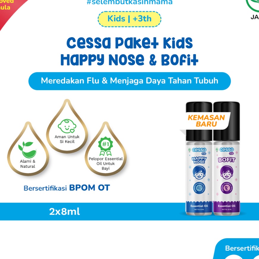 

murah Cessa Paket Kids Happy Nose Bofit Meredakan Flu Batuk Serta Meningkatkan Immunitas Anak