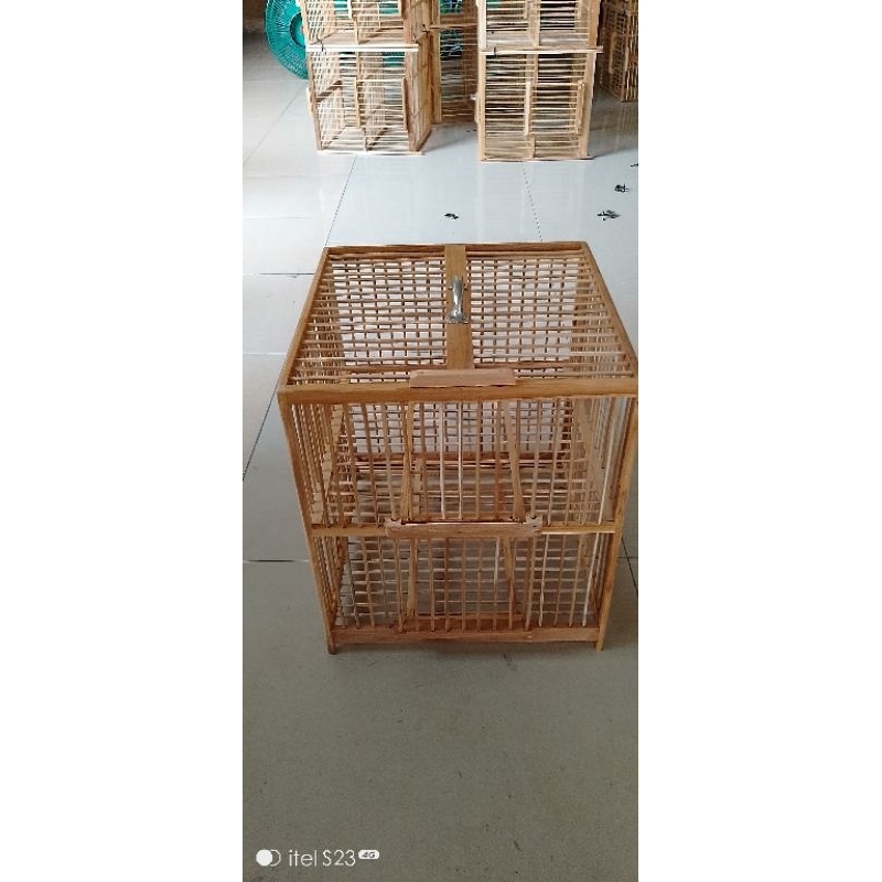 sangkrip / dondang merpati 2pintu bahan kayu jati