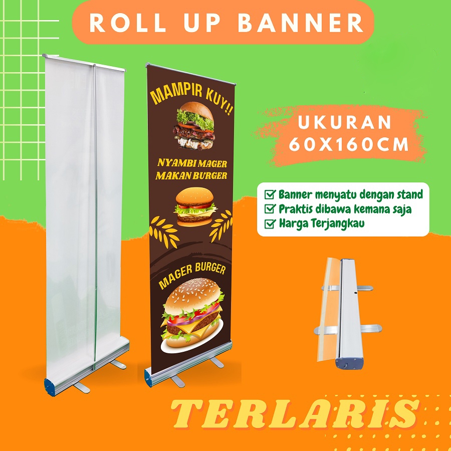 Roll Banner / Cetak Roll Up Banner / Cetak Roll Banner