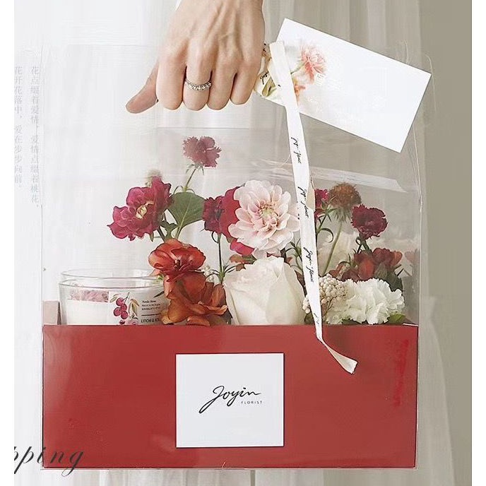 

Kilat TRANSPARANT PORTABLE FLOWER BOX KOTAK BUNGA KUE BLOOM BOX KOTAK BUNGA 151 MIKA HANDY BOX