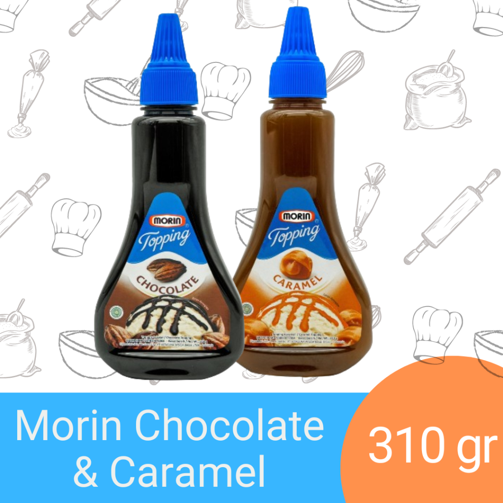 

[SALE] Morin Topping Caramel dan Chocolate Sauce 310gr / 120gr
