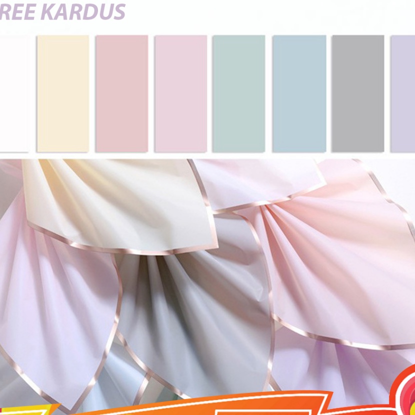 

Terbaik 7 BUNDLING 1 PACK ISI 2 LEMBAR Kertas Bunga Line Color Waterproof Flower Wrapping Kertas Buket Bunga Kertas Kado Flower Paper bouquet Cellophane papper COD
