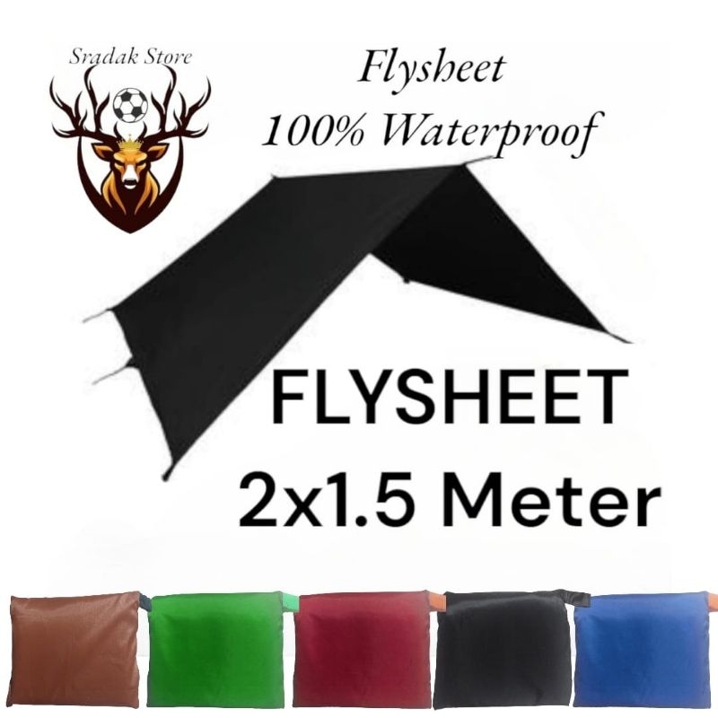 Flysheet Waterproof- Flysheet Ultraright- Tenda camping-Tenda simpel