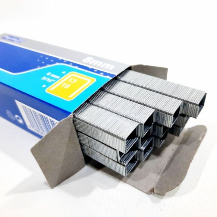 

Isi Staples Manual / Staples Tembak Guntacker Merek BENZ WERKZ / RAPID RAPIDE Original Uk. 13/8mm (8mm) - untuk Pengerjaan Jok Motor, Jok Mobil, Sofa, Funiture, Kayu