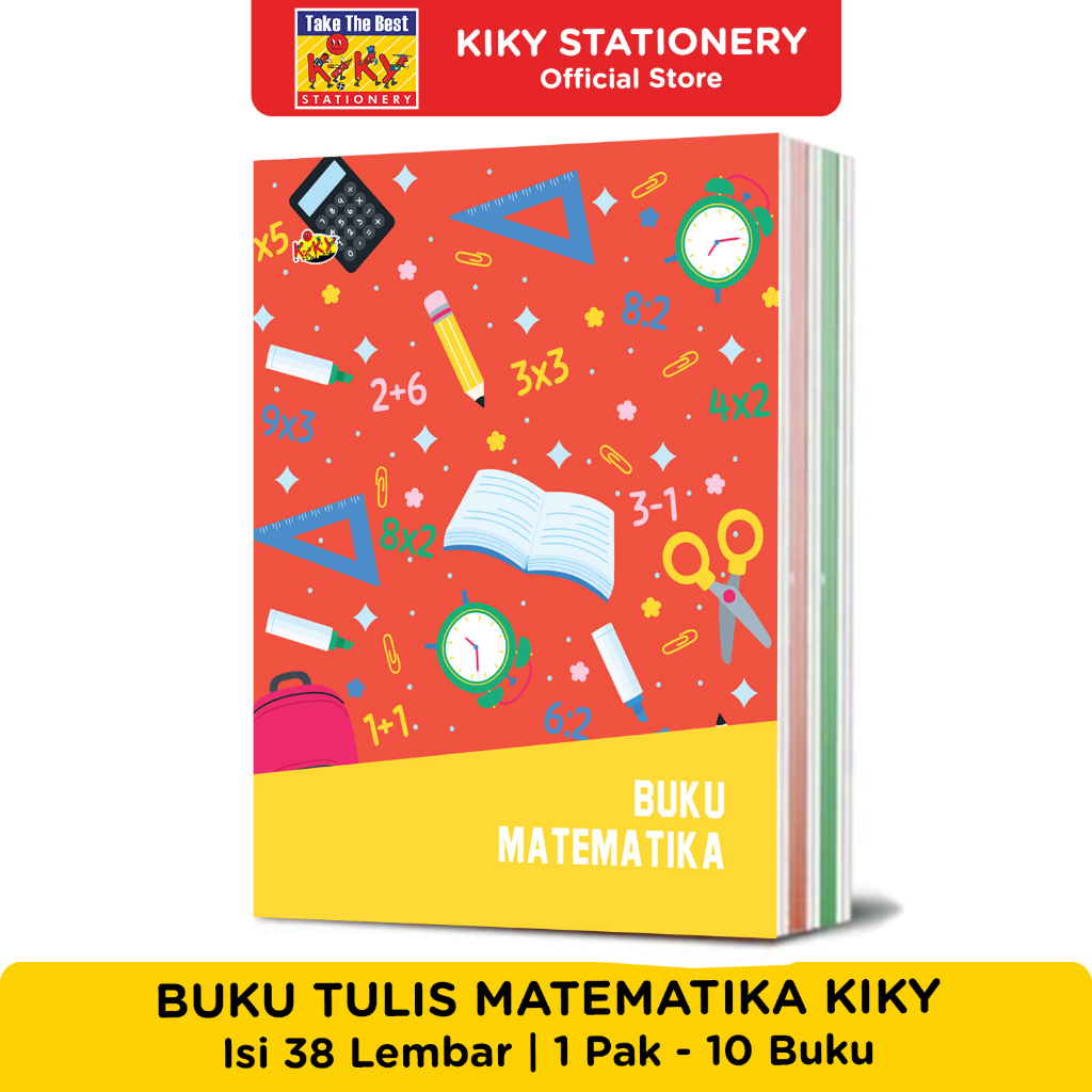 Buku Tulis & Matematika  Kiky - ATK - 1/2 KODI
