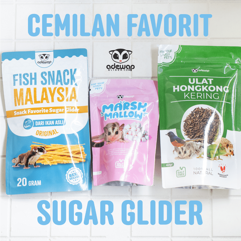 ADEWAP GLIDER Paket Hemat Cemilan Sugar Glider